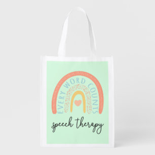 Speech Therapy II - Every Word Counts Grocery Bag