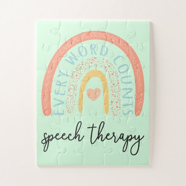 Speech Therapy II - Every Word Counts Jigsaw Puzzle (Vertical)