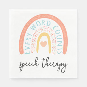 Speech Therapy II - Every Word Counts Napkins