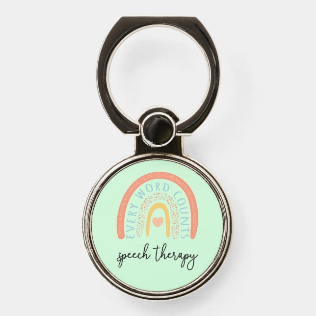 Speech Therapy II - Every Word Counts Phone Ring Stand (Front)