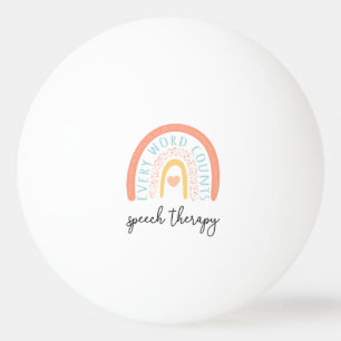 Speech Therapy II - Every Word Counts Ping Pong Ball