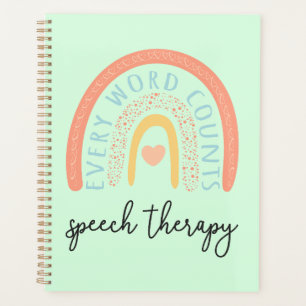 Speech Therapy II - Every Word Counts Planner