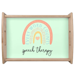 Speech Therapy II - Every Word Counts Serving Tray