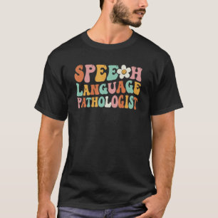 Speech Therapy Retro Groovy Speech Language Pathol T-Shirt