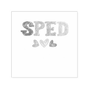 Speech Therapy Retro Speech Therapy SLP Team Teach Self-inking Stamp