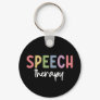 Speech Therapy SLP Speech Pathologist Gifts Keychain