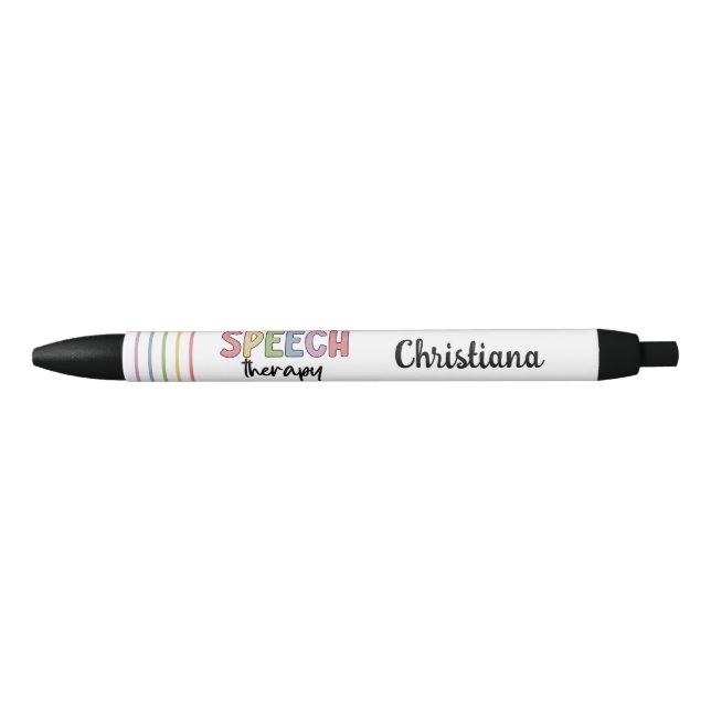 Speech Therapy SLP Speech Therapy Student Gifts Pen (Front)