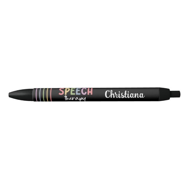 Speech Therapy SLP Speech Therapy Student Gifts Pen (Front)