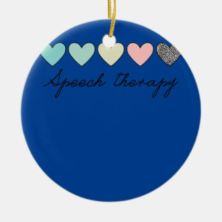 Speech Therapy Speech Language Pathologist SLP Ceramic Ornament
