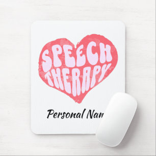 Speech Therapy Speech Language Therapist Mouse Pad