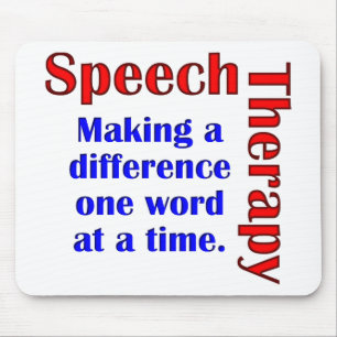 Speech Thereapy Mouse Pad