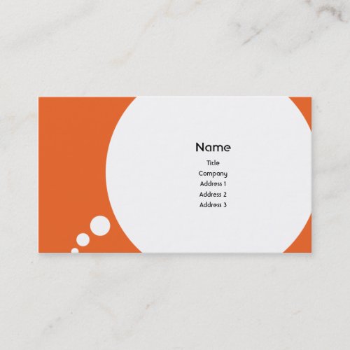 Speechbubble - Business Business Card Template
