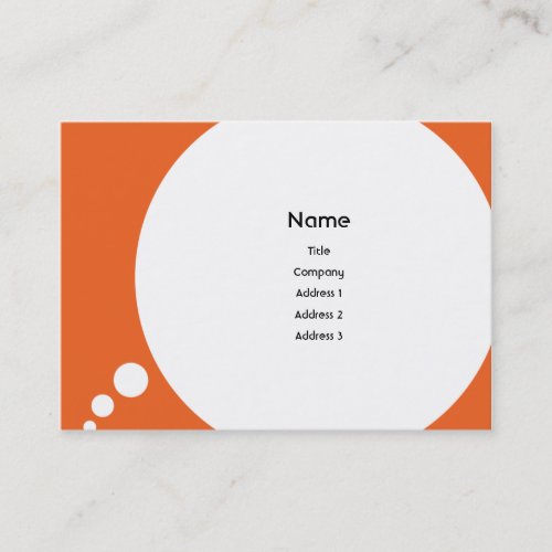 Speechbubble - Chubby Business Card Template