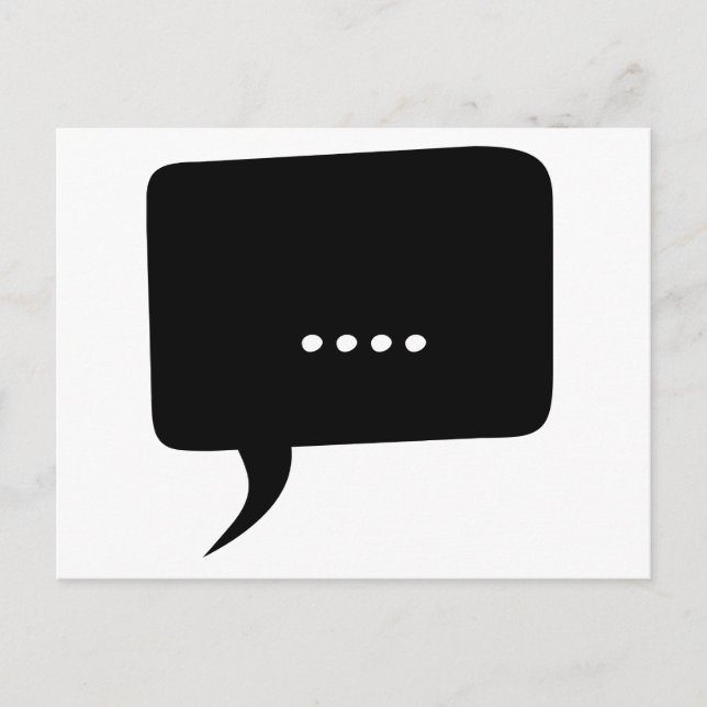 Speechless ! Funny Postcard (Front)