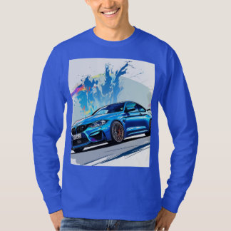 Speed and Style Unisex Blue T-shirt