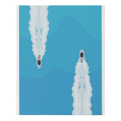 Speed Boat Wall Art Poster
