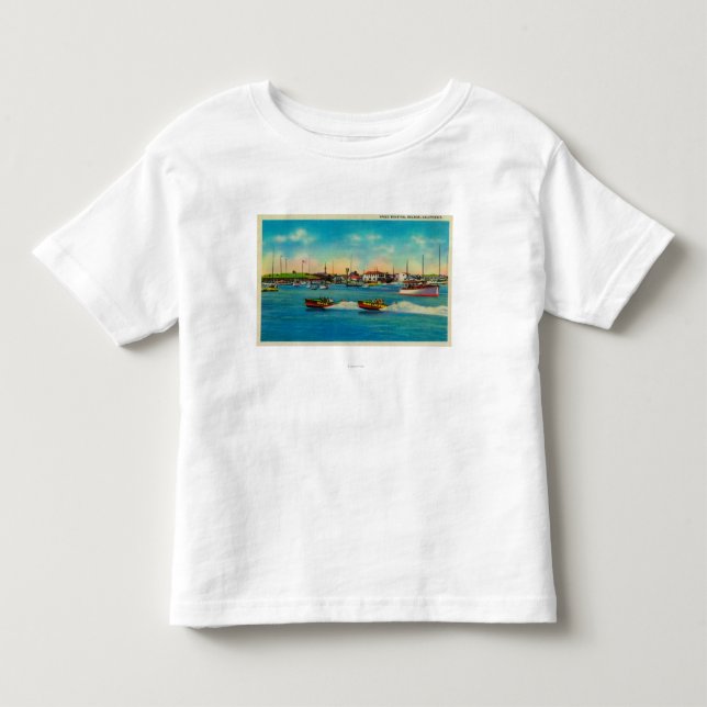 Speed Boating in Balboa, CaliforniaBalboa, CA Toddler T-shirt (Front)
