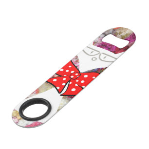 Speed Bottle Opener White Cat