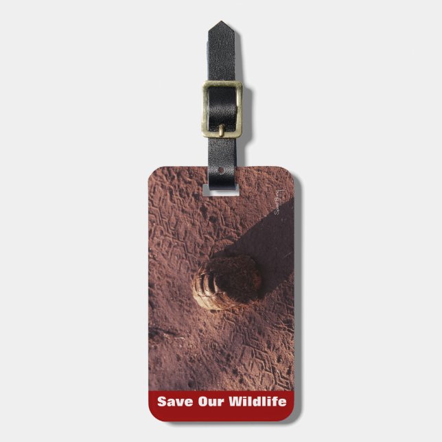 Speed Bump Luggage Tag (Front Vertical)