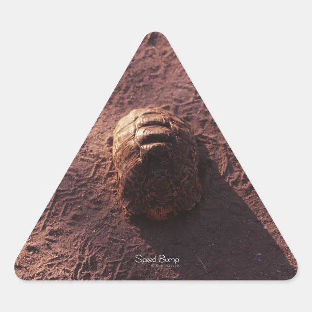 Speed Triangle Sticker Speed Bump Triangle Sticker | Zazzle