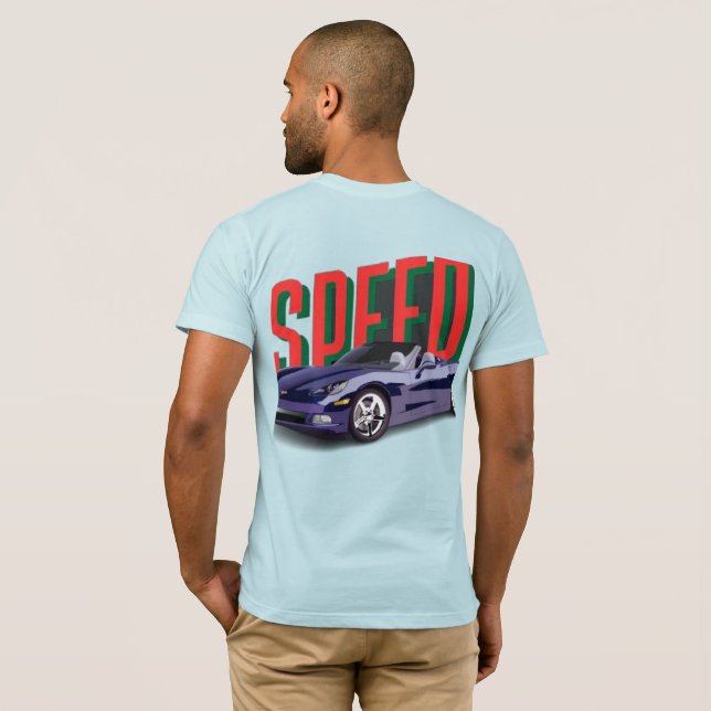 SPEED CAR.JPG T-Shirt (Back Full)