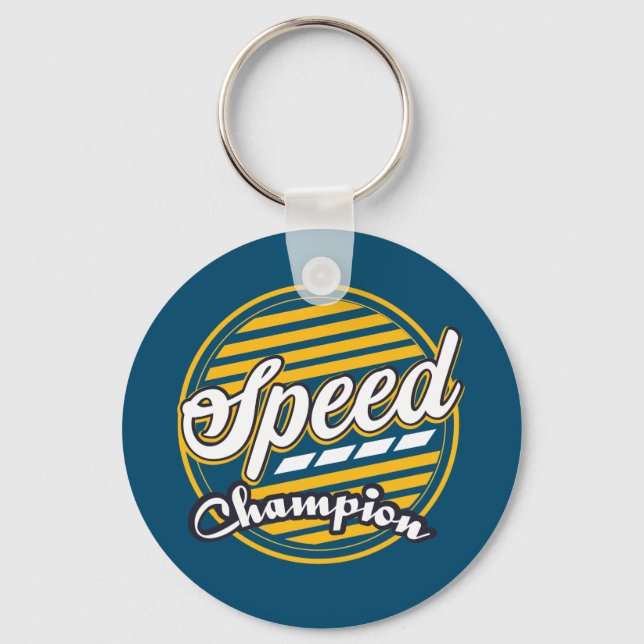 Speed Champion Keychain (Front)