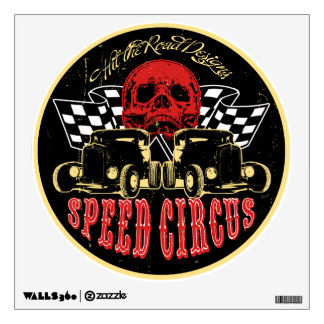 Speed Circus - Hit the Road Designs original art Wall Sticker