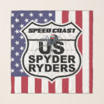 Speed Coast Chapter - Scarf USA Flag<br><div class="desc">Speed Coast Chapter - Scarf USA Flag</div>