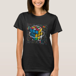 Speed Cubing Competitive Puzzle Funny Math Lover K T-Shirt