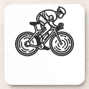 speed cyclist beverage coaster