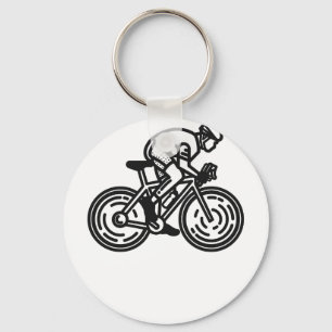 speed cyclist keychain