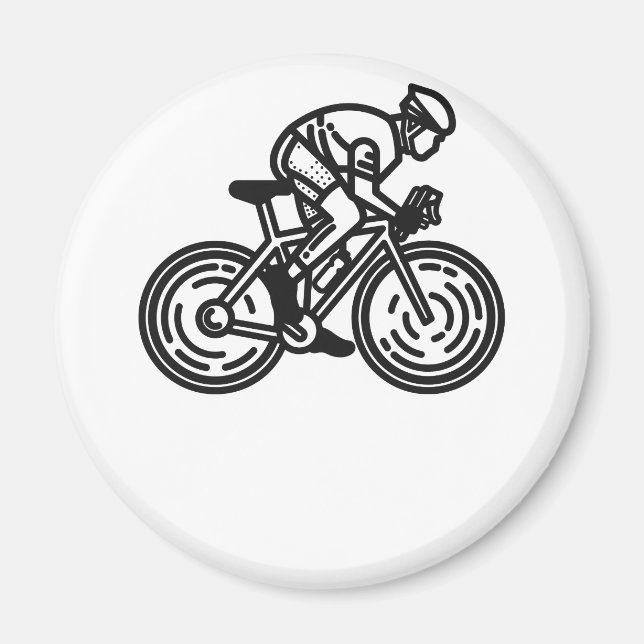 speed cyclist magnet (Front)