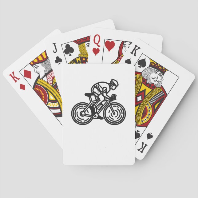 speed cyclist poker cards (Back)