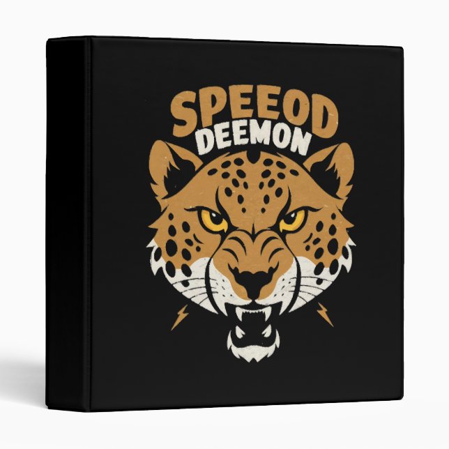 Speed Demon 3 Ring Binder (Front/Spine)