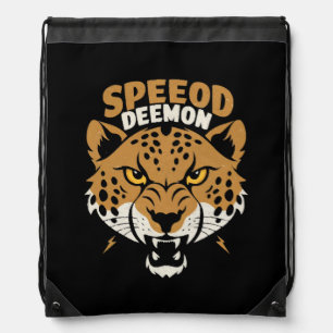 Speed Demon Drawstring Bag