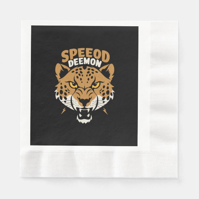 Speed Demon Napkins (Front)