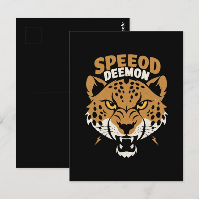 Speed Demon Postcard (Front/Back)