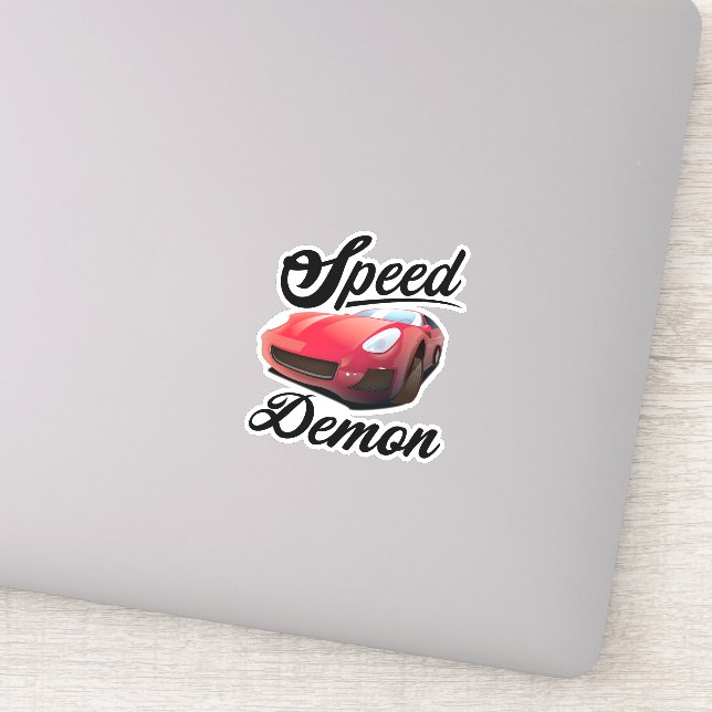 Speed Demon Sticker (Detail)
