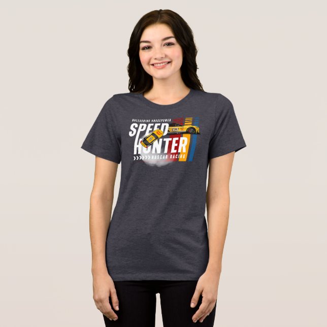 Speed Hunter (Dark Mode) | Women  Tri-Blend Shirt (Front Full)