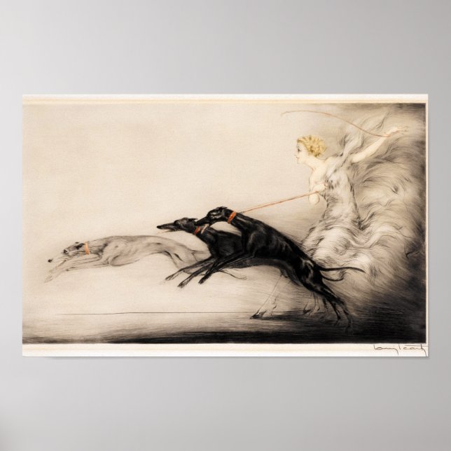 Speed II, Vitesse, 1933 by Louis Icart Poster (Front)