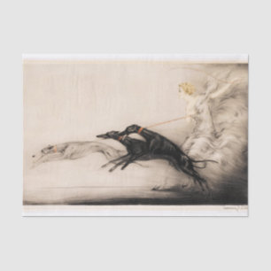 Speed II, Vitesse, 1933 by Louis Icart Tissue Paper