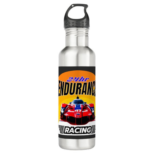 Speed Legends: 24h Endurance Racer Stainless Steel Water Bottle (Front)