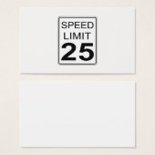 Speed Limit (Front & Back)
