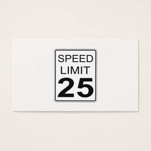 Speed Limit (Front)