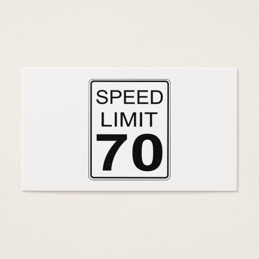 Speed Limit (Front)