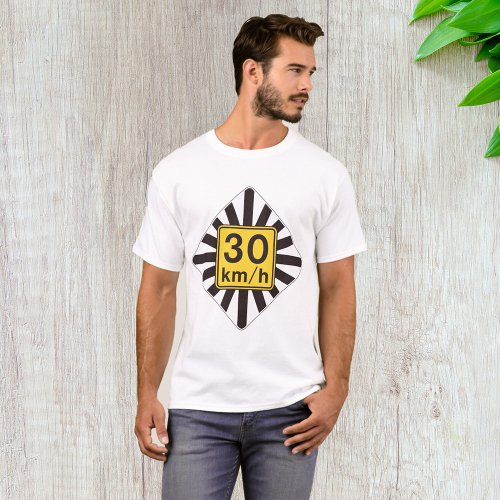 Speed Limit 30 Road Sign T_Shirt