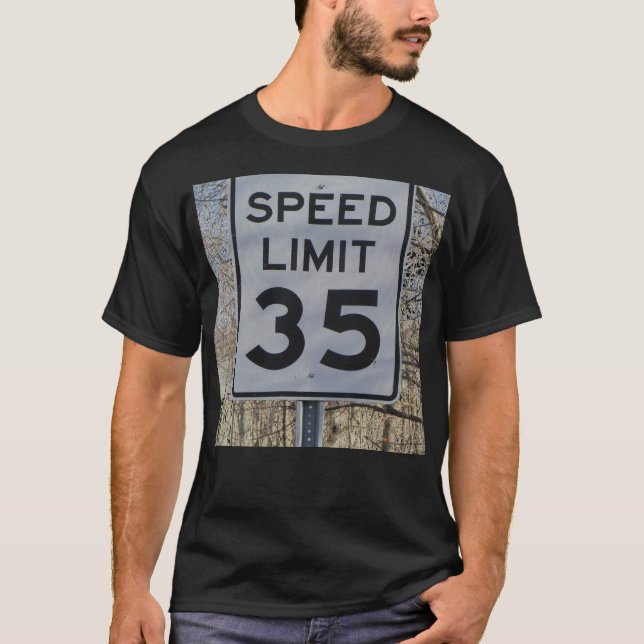 SPEED LIMIT 35 T-Shirt (Front)