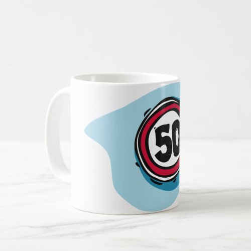 Speed Limit 50 Mug