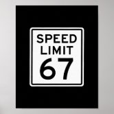 Speed Limit 186,282.397 MPS (Speed Of Light) Poster | Zazzle