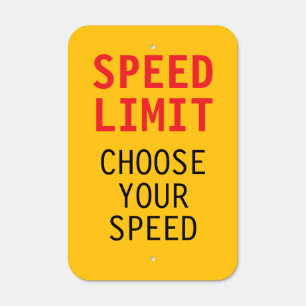 Speed Limit Sign, Custom Speed Limit Parking Sign